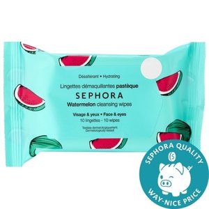 SEPHORA Watermelon Cleansing & Exfoliating Wipes Great for purse or backpack!
